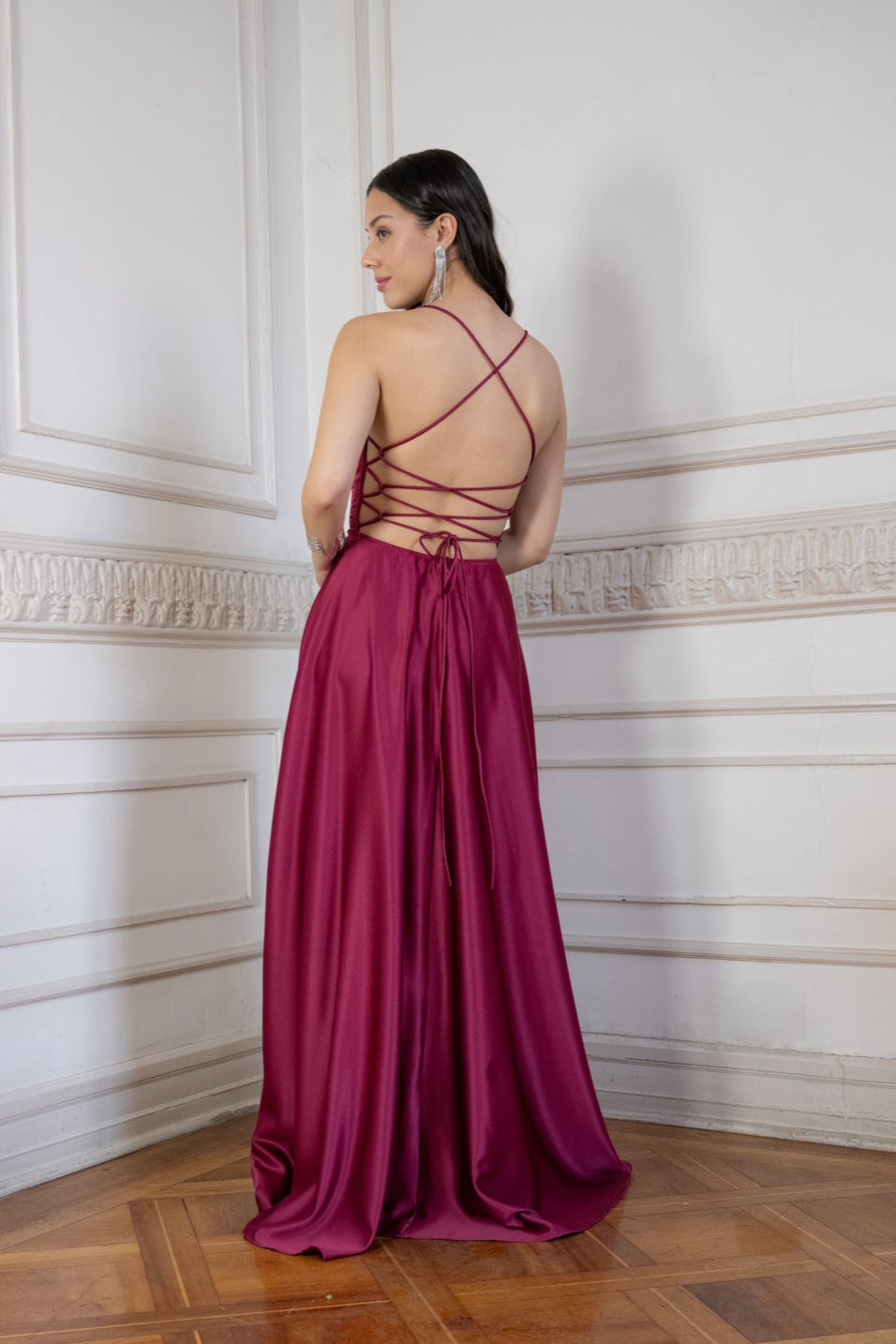 Vestido de Fiesta Camila Cherry