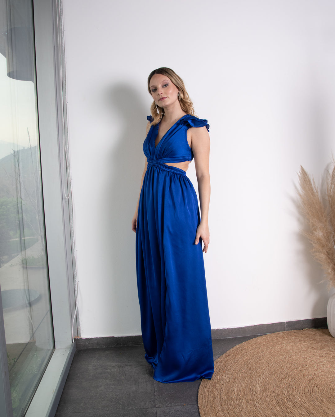 Vestido de Fiesta Largo Vera Azul Royal