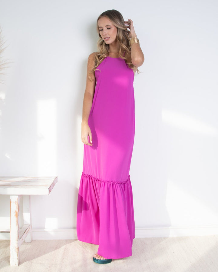 Vestido de Fiesta Ale Fucsia