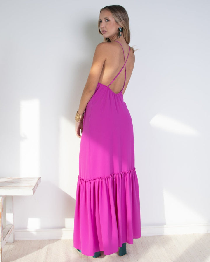 Vestido de Fiesta Ale Fucsia