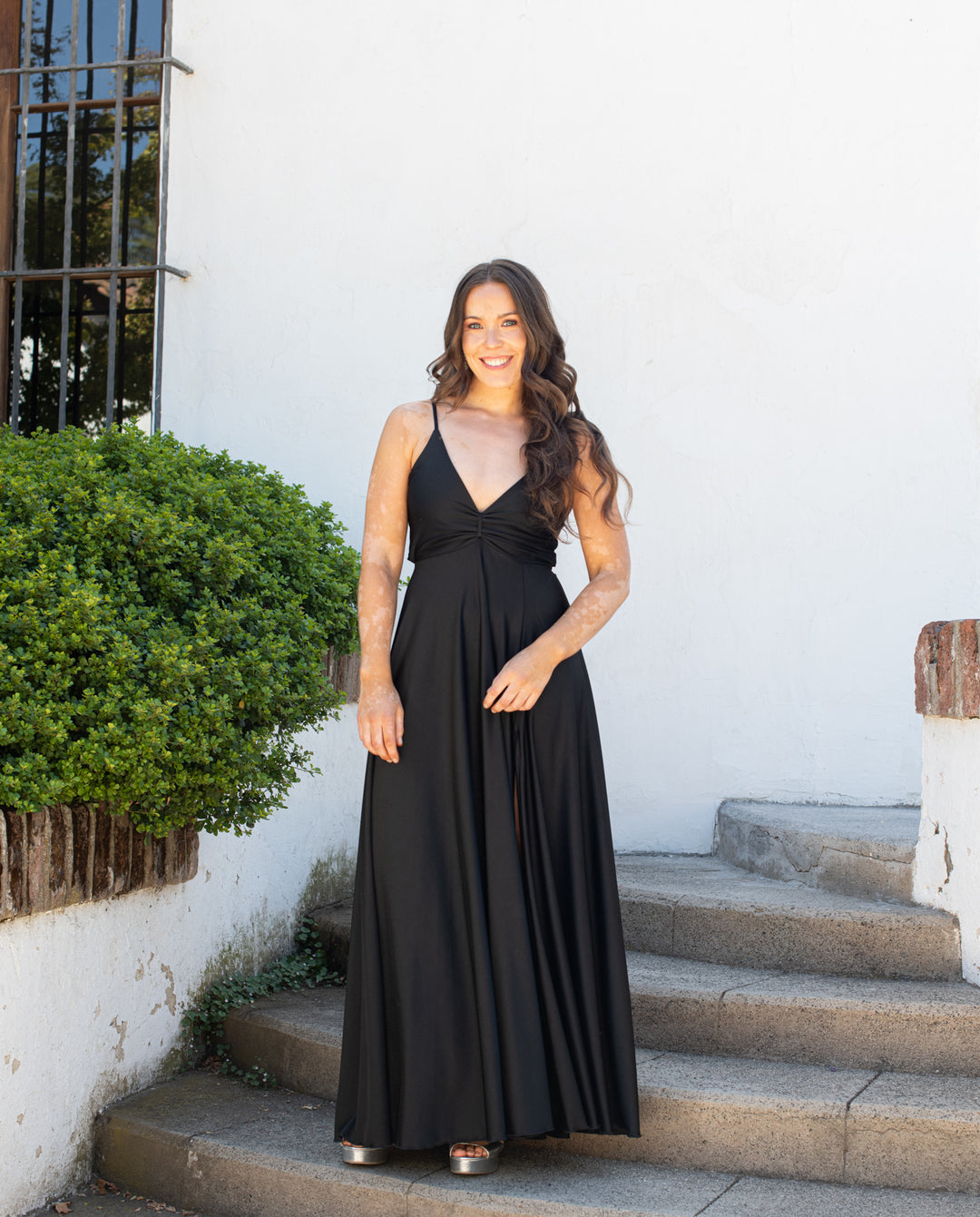 Vestido Largo de Fiesta Antonia Negro