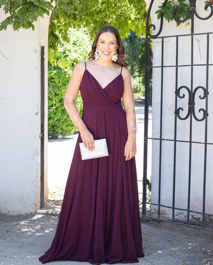 Vestido Largo de Fiesta Mila Burdeo