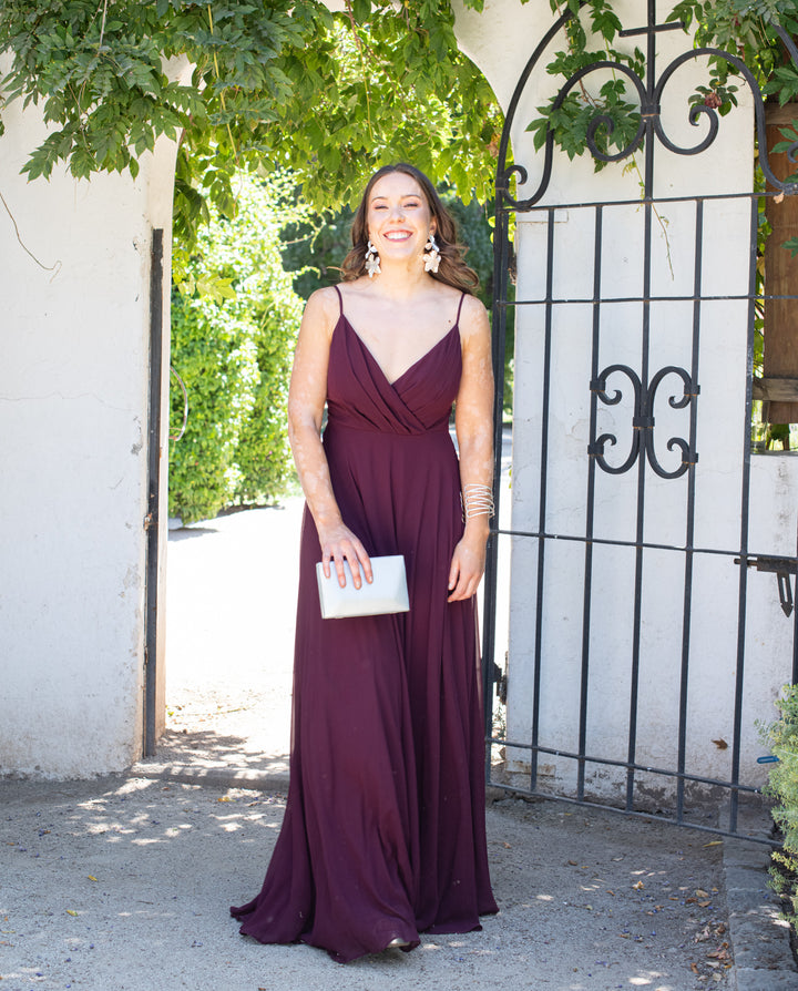 Vestido Largo de Fiesta Mila Burdeo