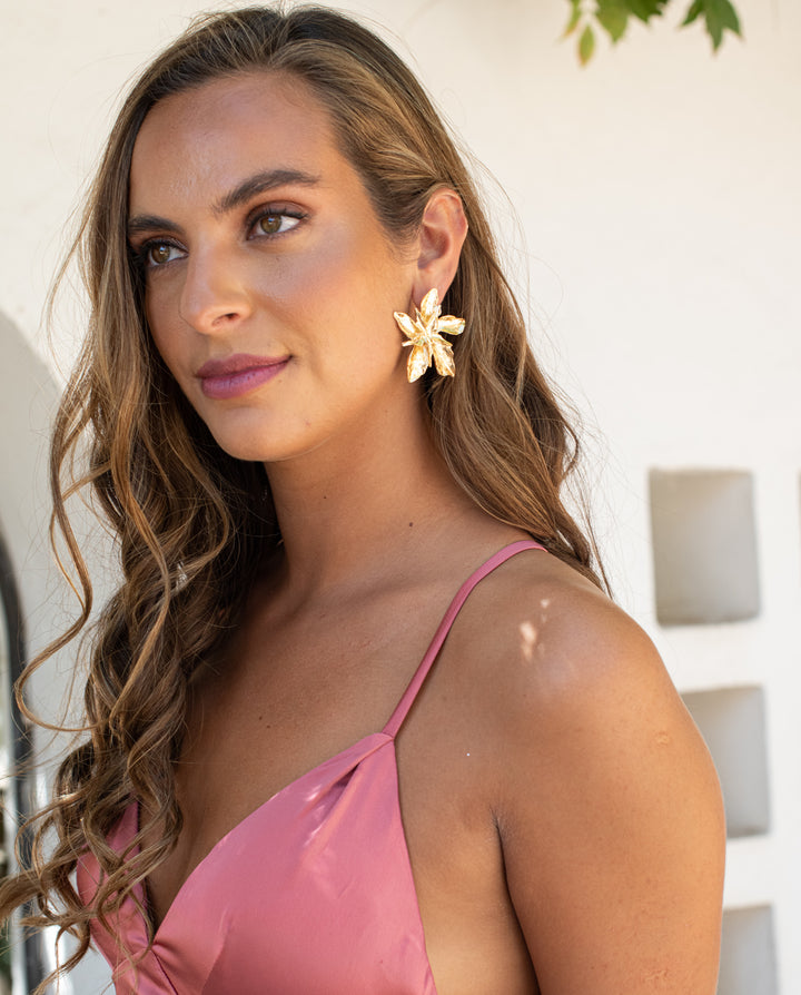 Vestido Largo de Fiesta Pepa Coral