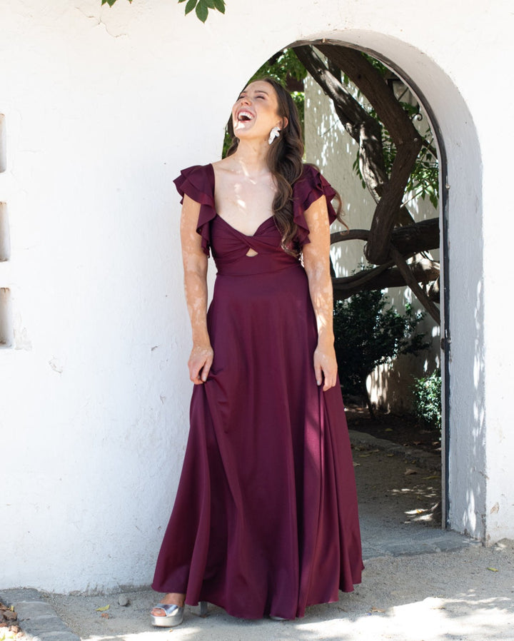 Vestido Largo de Fiesta Natalia Burdeo