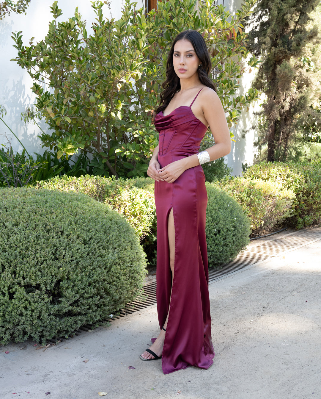 Vestido De Fiesta Corset Magenta