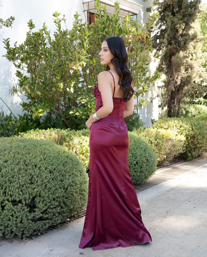 Vestido De Fiesta Corset Magenta