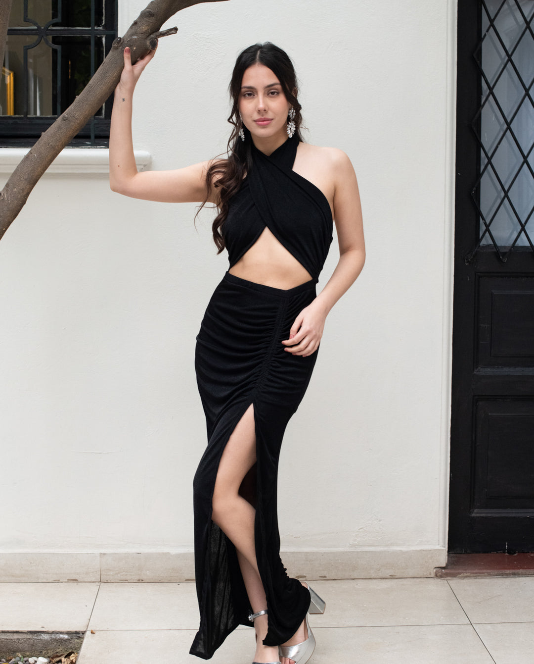 Vestido Largo de Fiesta Afrodita Negro