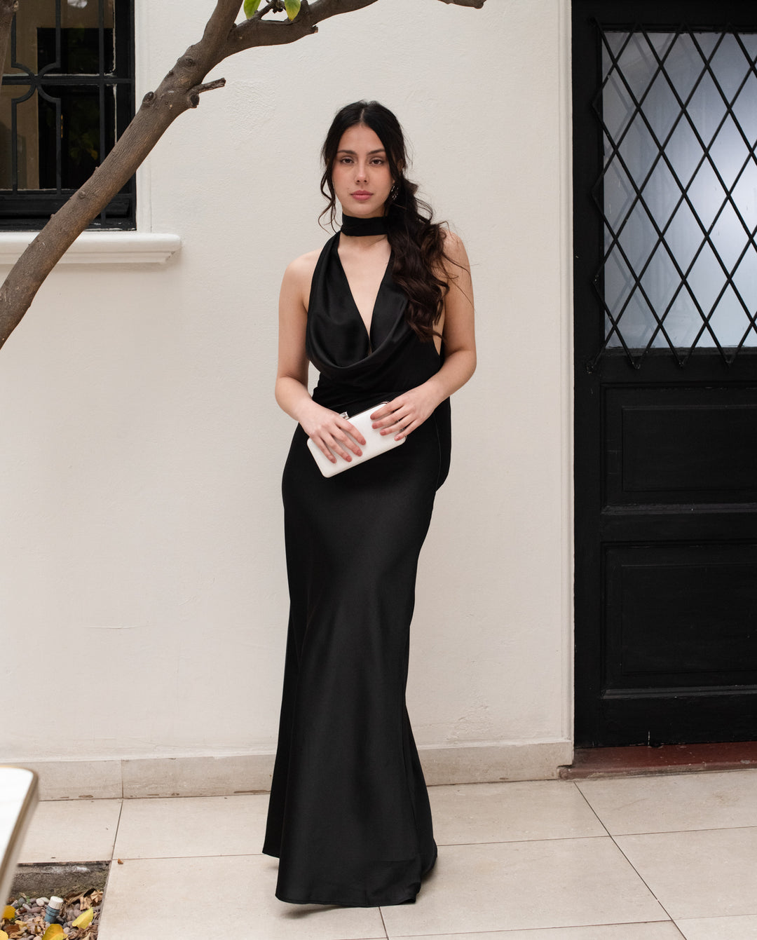 Vestido Largo de Fiesta Budapest Negro