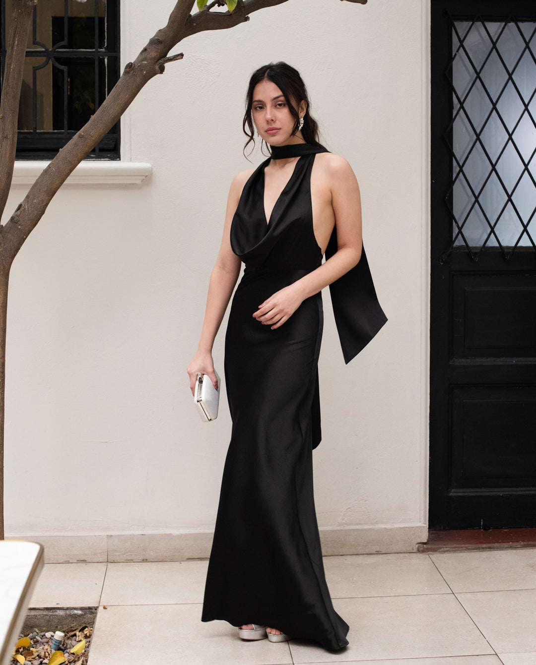 Vestido Largo de Fiesta Budapest Negro