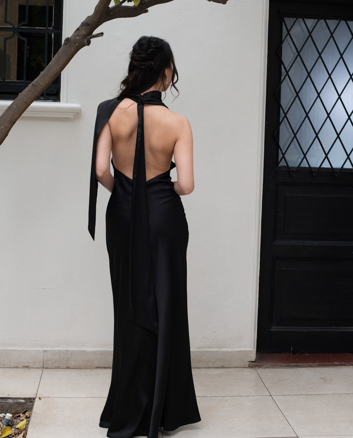 Vestido Largo de Fiesta Budapest Negro