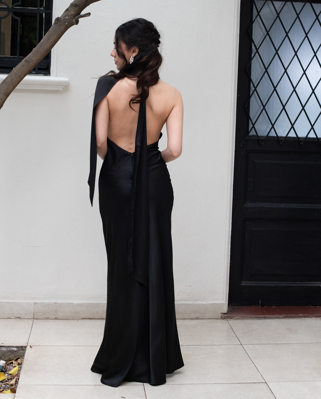 Vestido Largo de Fiesta Budapest Negro