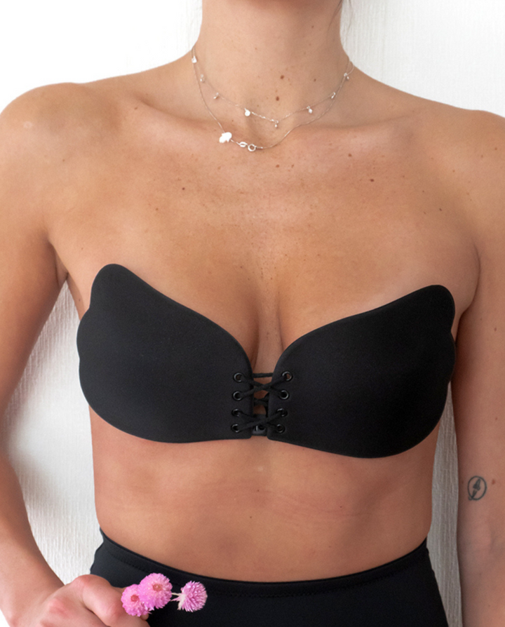 BRA INVISIBLE CORDÓN NEGRO