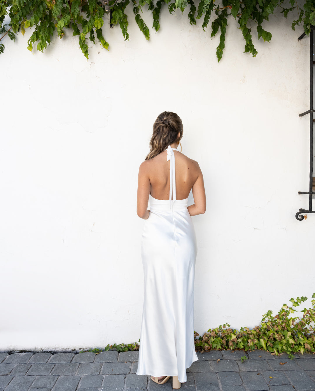 Vestido De Novia Canarias Satín Blanco
