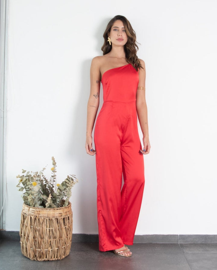 Enterito Tamara Satín Rojo