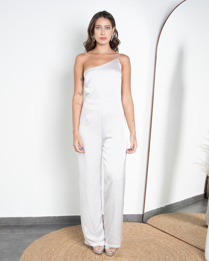 Enterito Tamara Satín Plateado