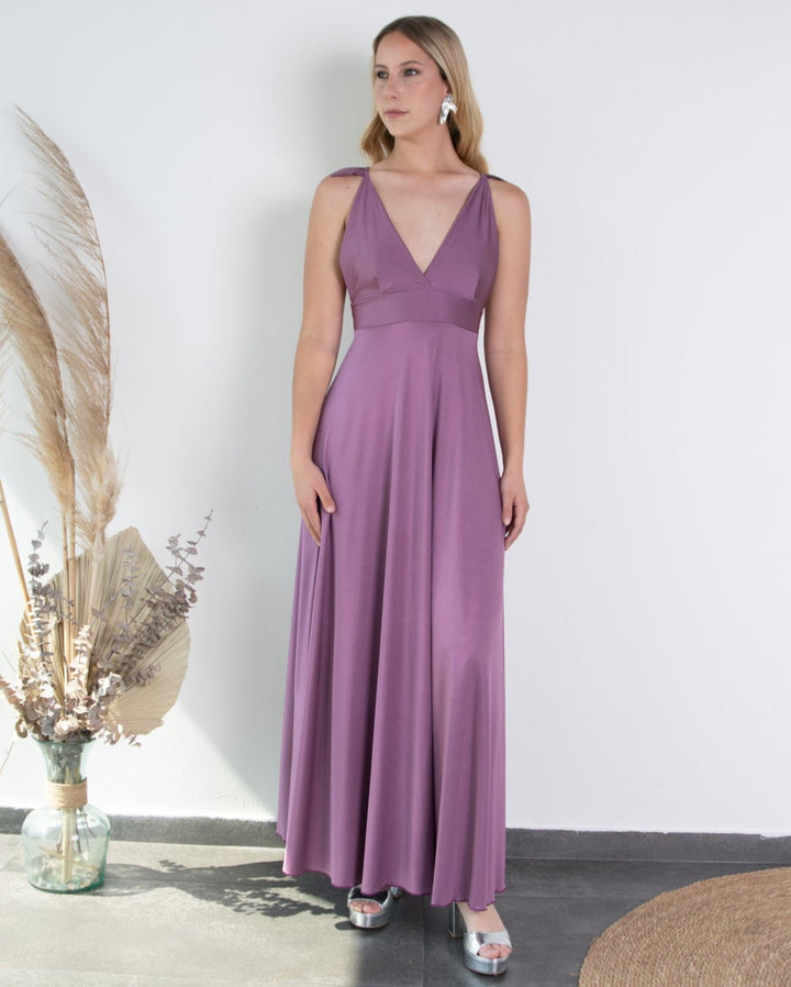 Vestido de Fiesta Largo Isidora Lila