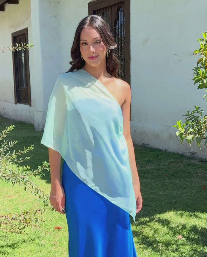 Pañuelo De Gasa Sofía Menta