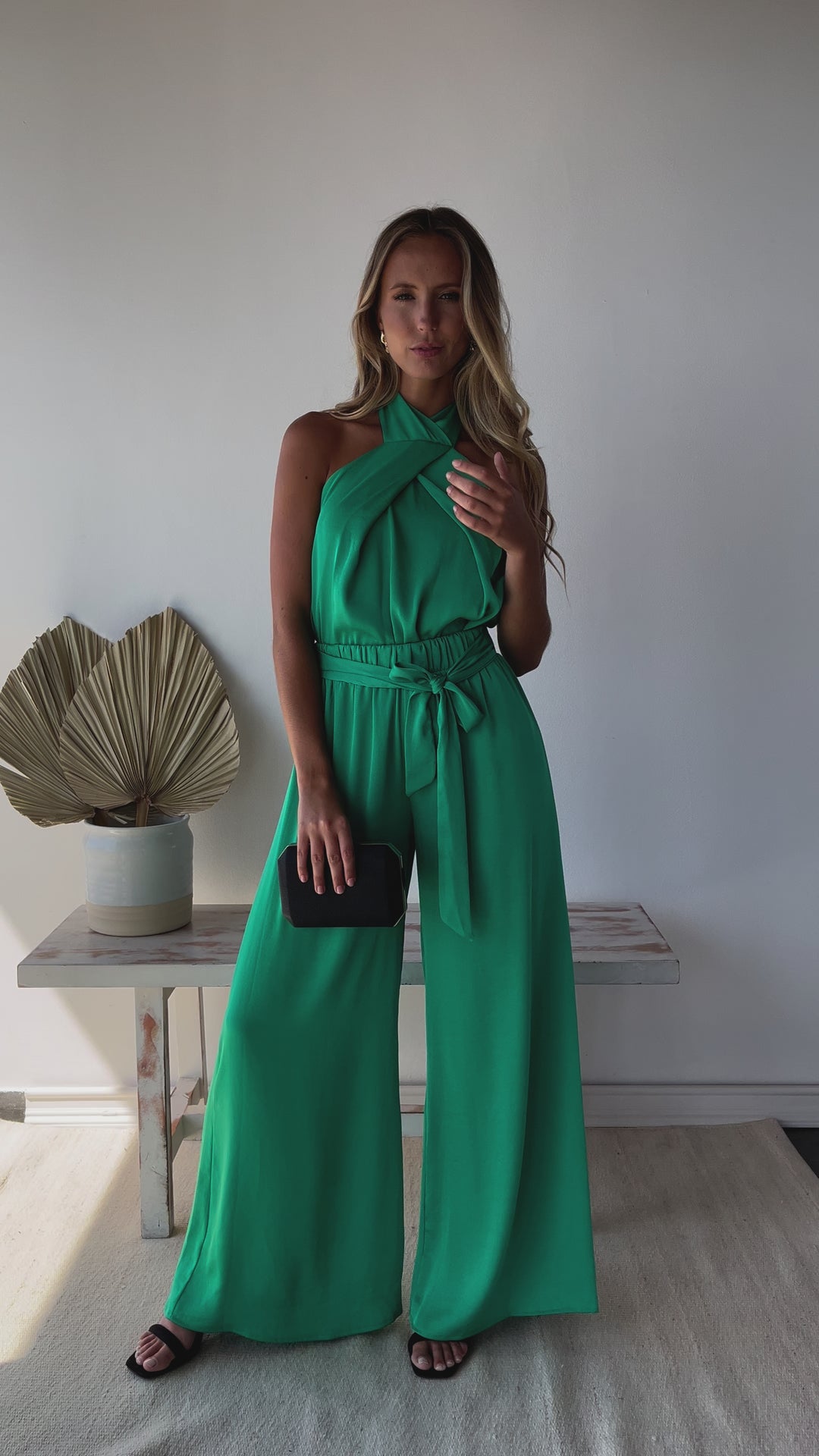 Conjunto Dominga Halter Verde