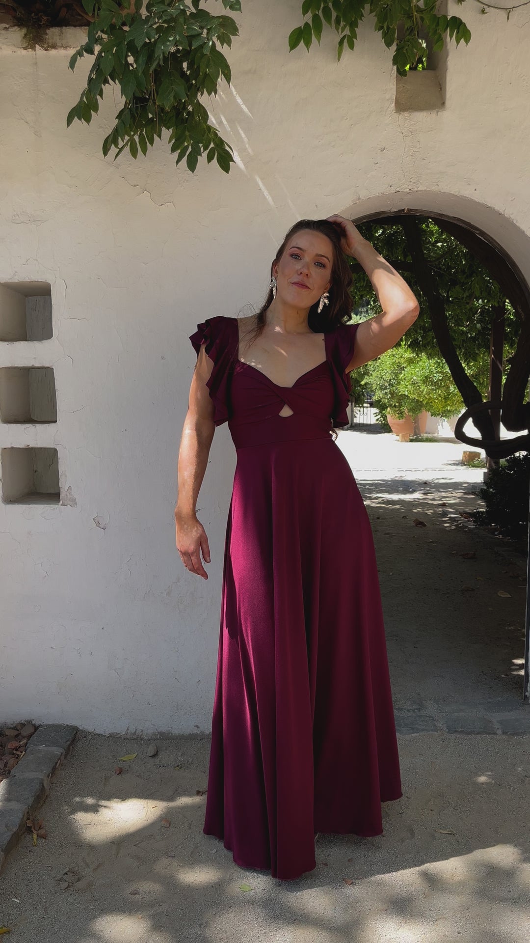 Vestido Largo de Fiesta Natalia Burdeo