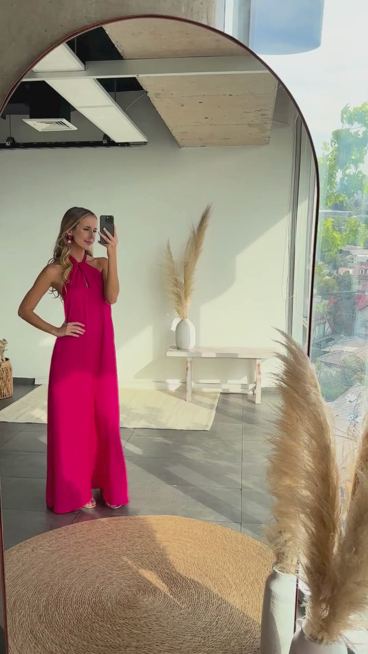 Vestido Largo de Fiesta Lili Cherry