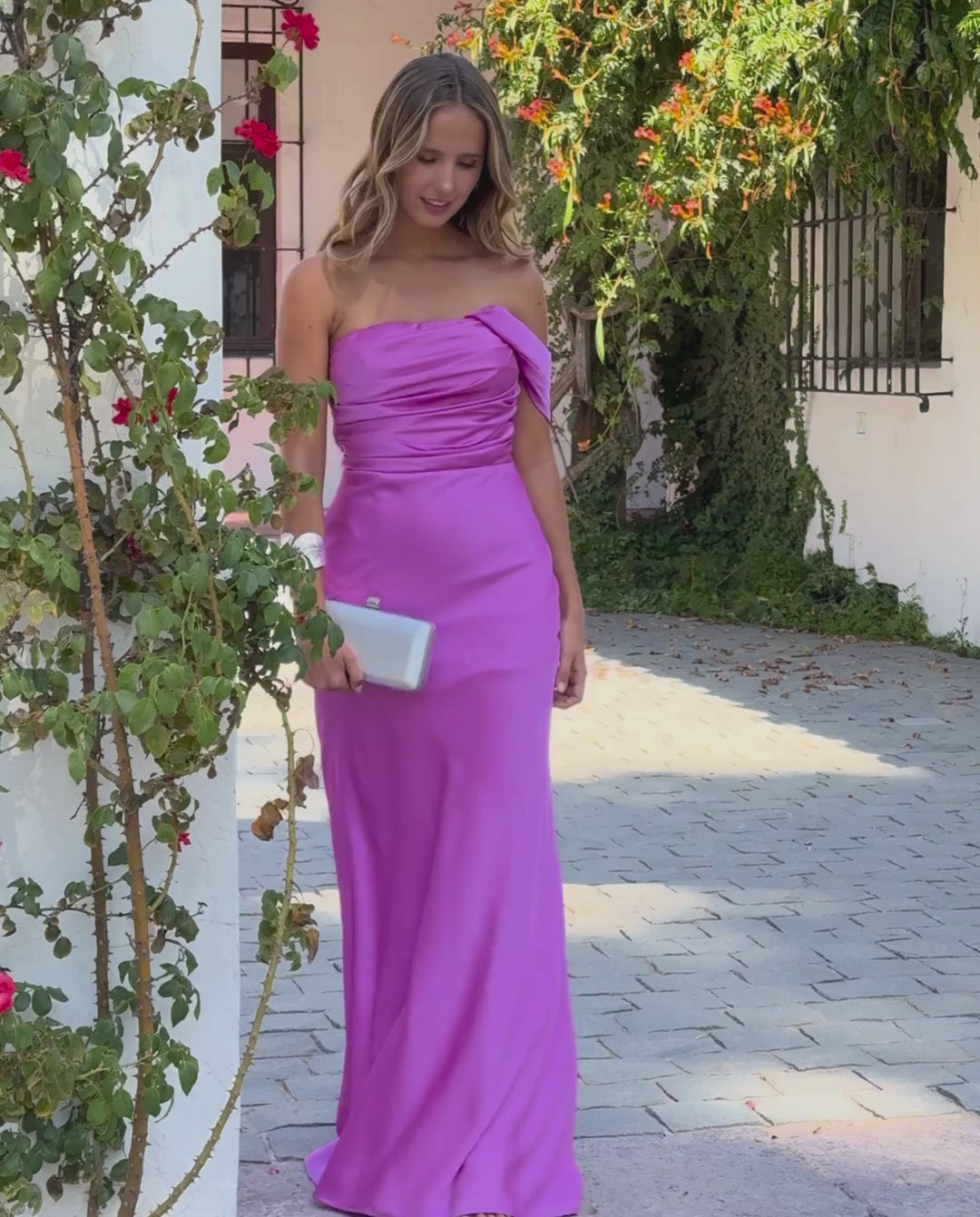 Vestido De Fiesta Catalina Lila