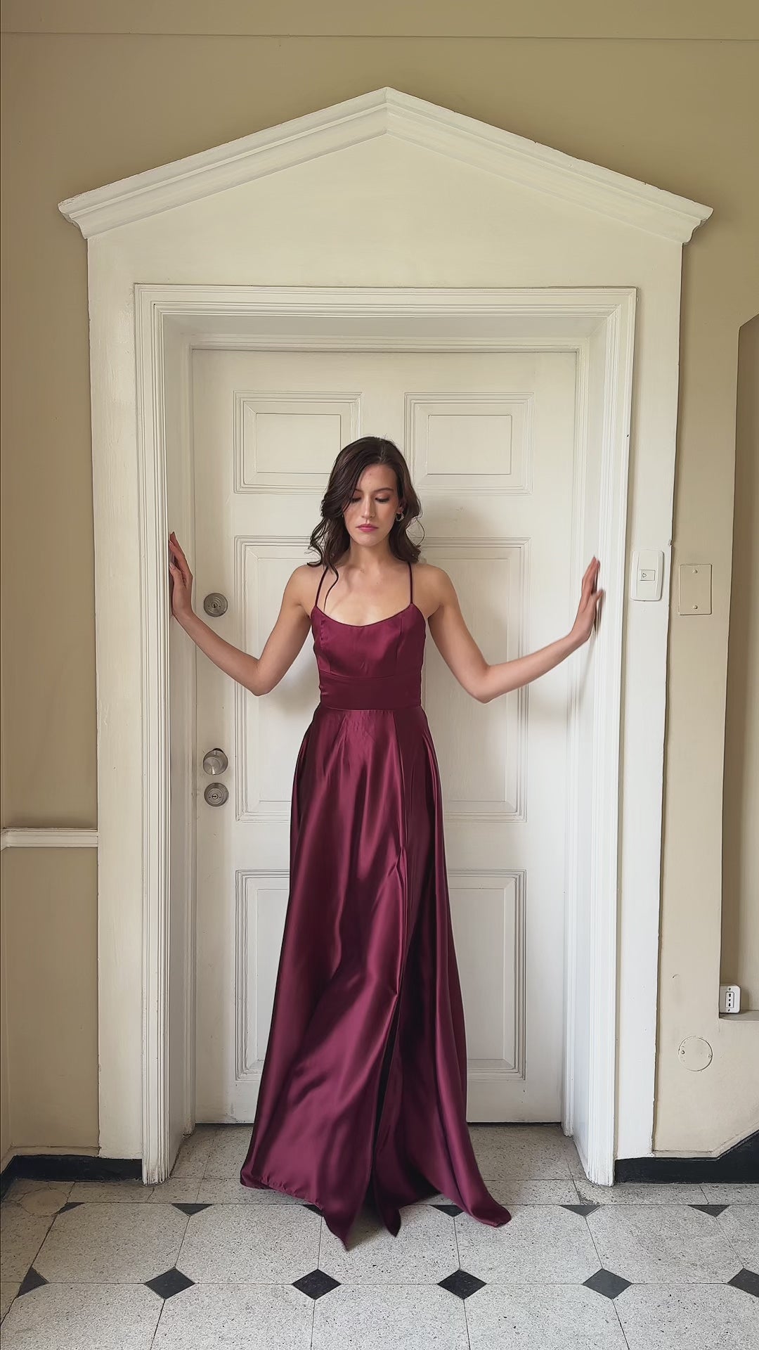 Vestido Largo de Fiesta Rafa Burdeo