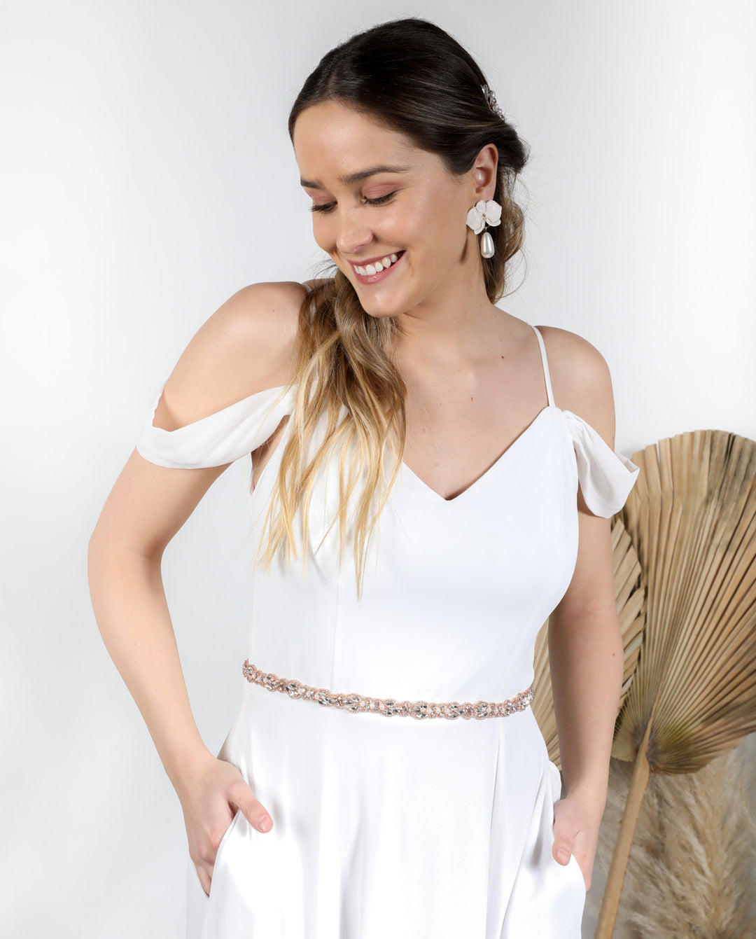 VESTIDO DE NOVIA LARGO FABIOLA IVORY