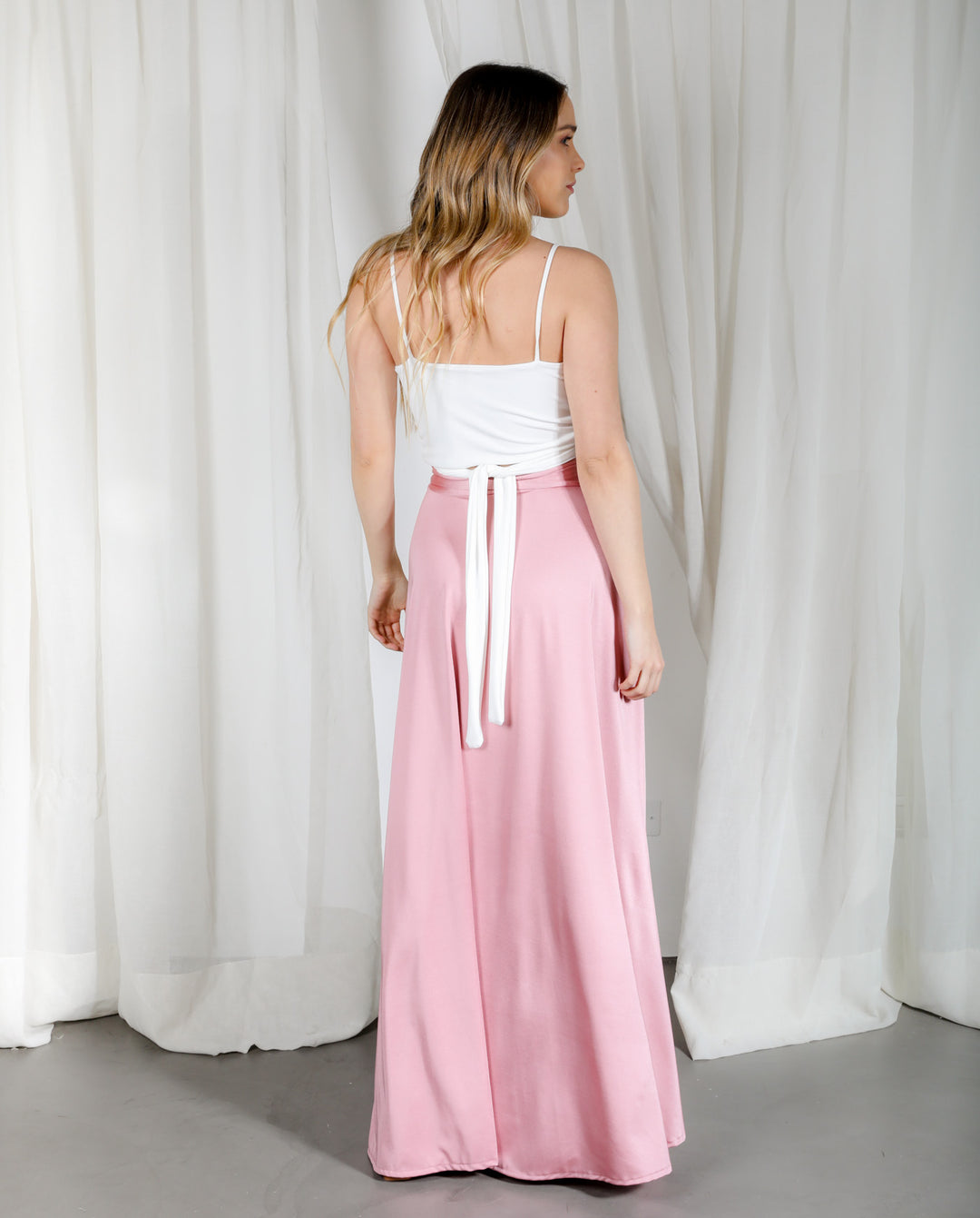 CROP TOP IGNACIA SIN MANGAS LYCRA IVORY