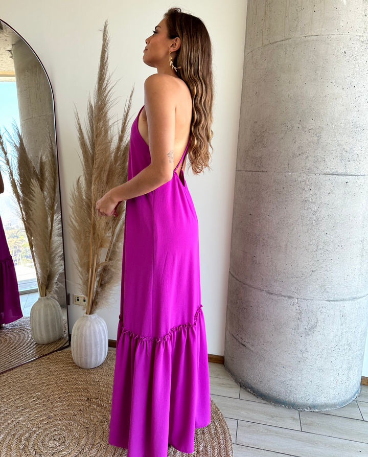 Vestido de Fiesta Ale Fucsia