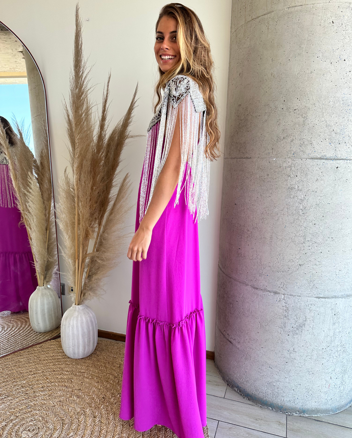 Vestido de Fiesta Ale Fucsia