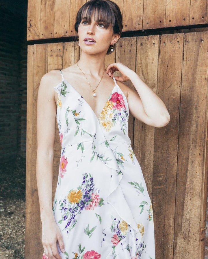 Vestido Largo Estela Fondo Blanco