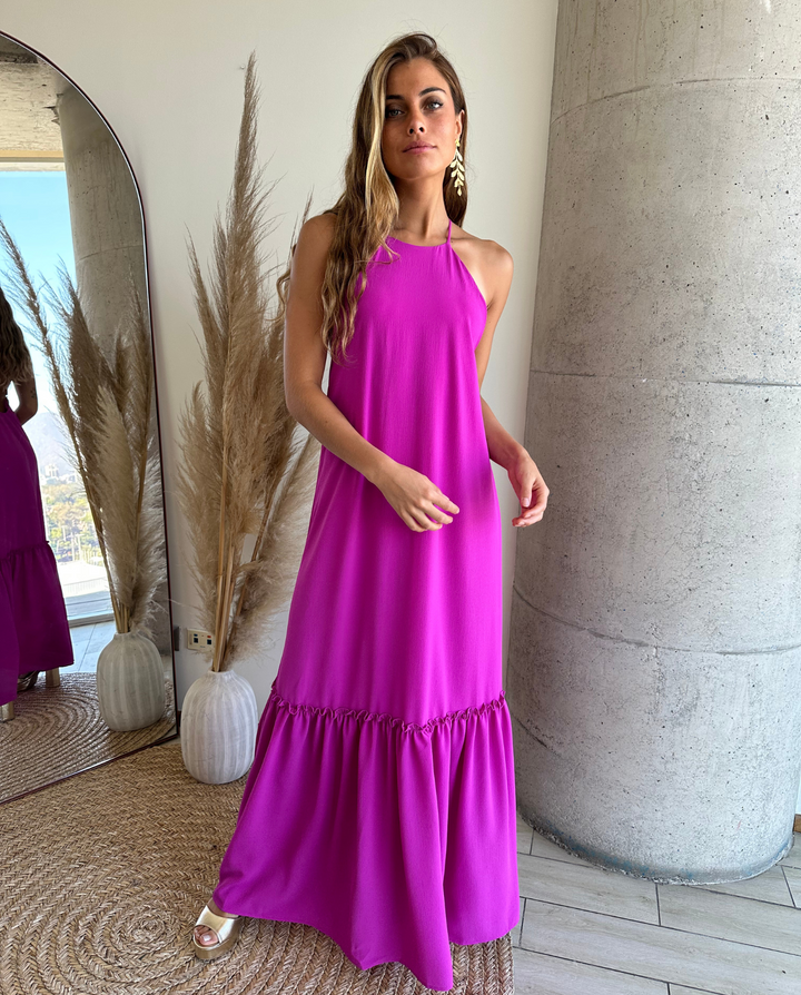 Vestido de Fiesta Ale Fucsia
