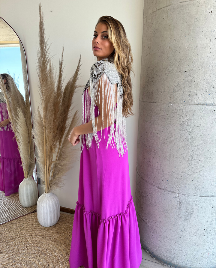 Vestido de Fiesta Ale Fucsia