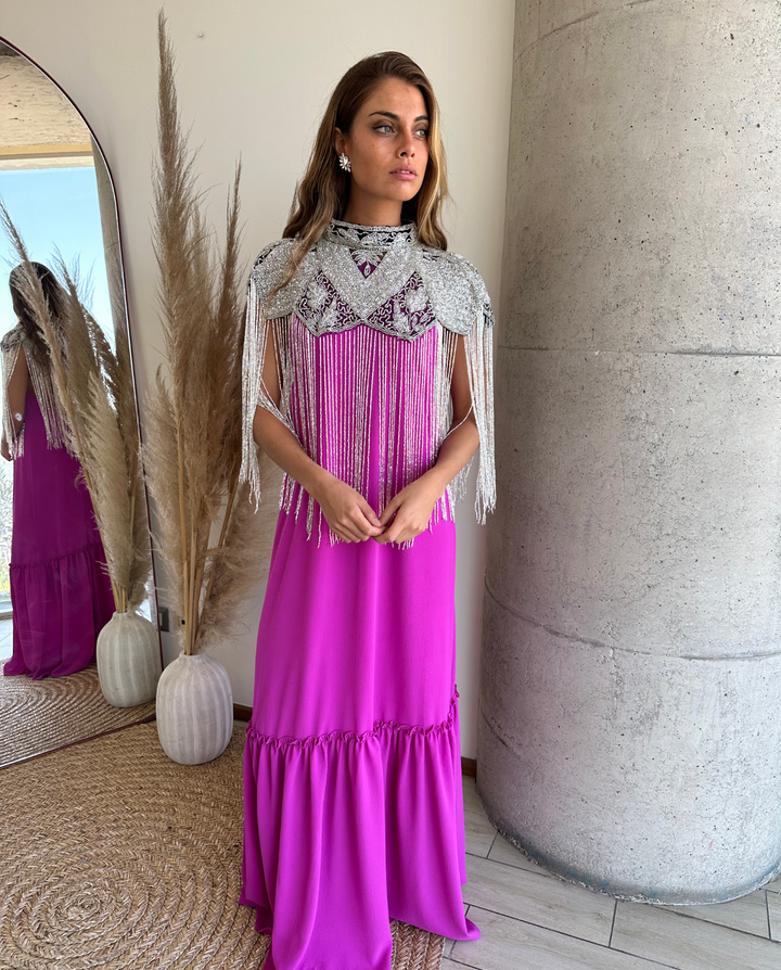 Vestido de Fiesta Ale Fucsia