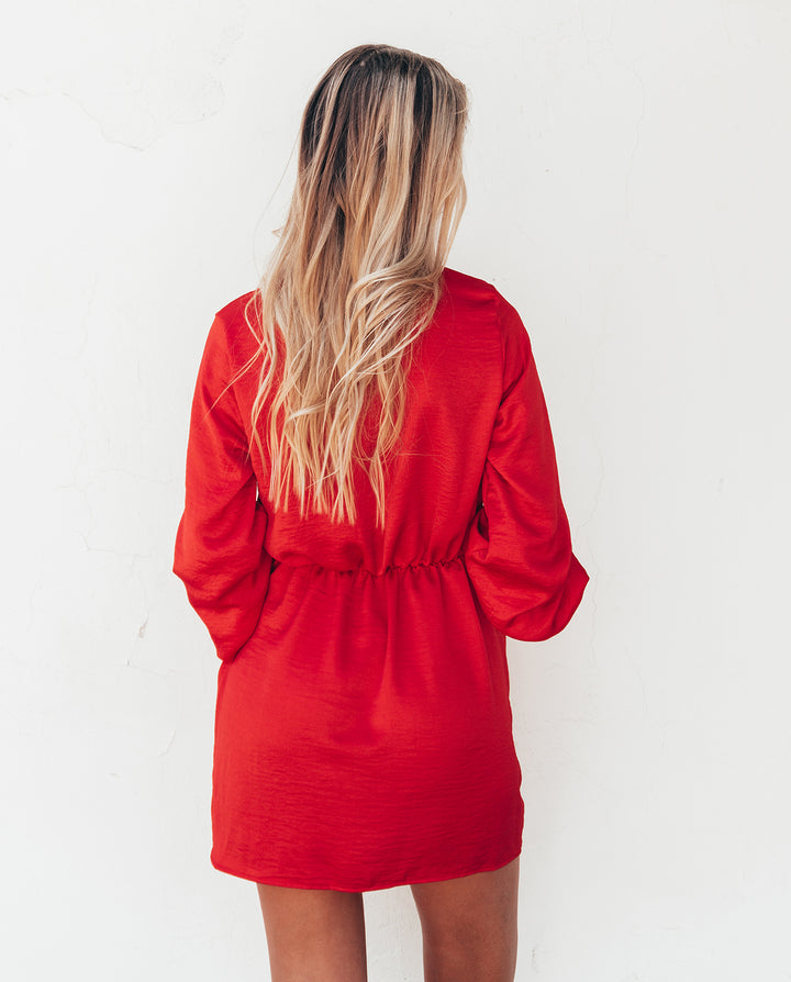 MINI VESTIDO KIKA ROJO