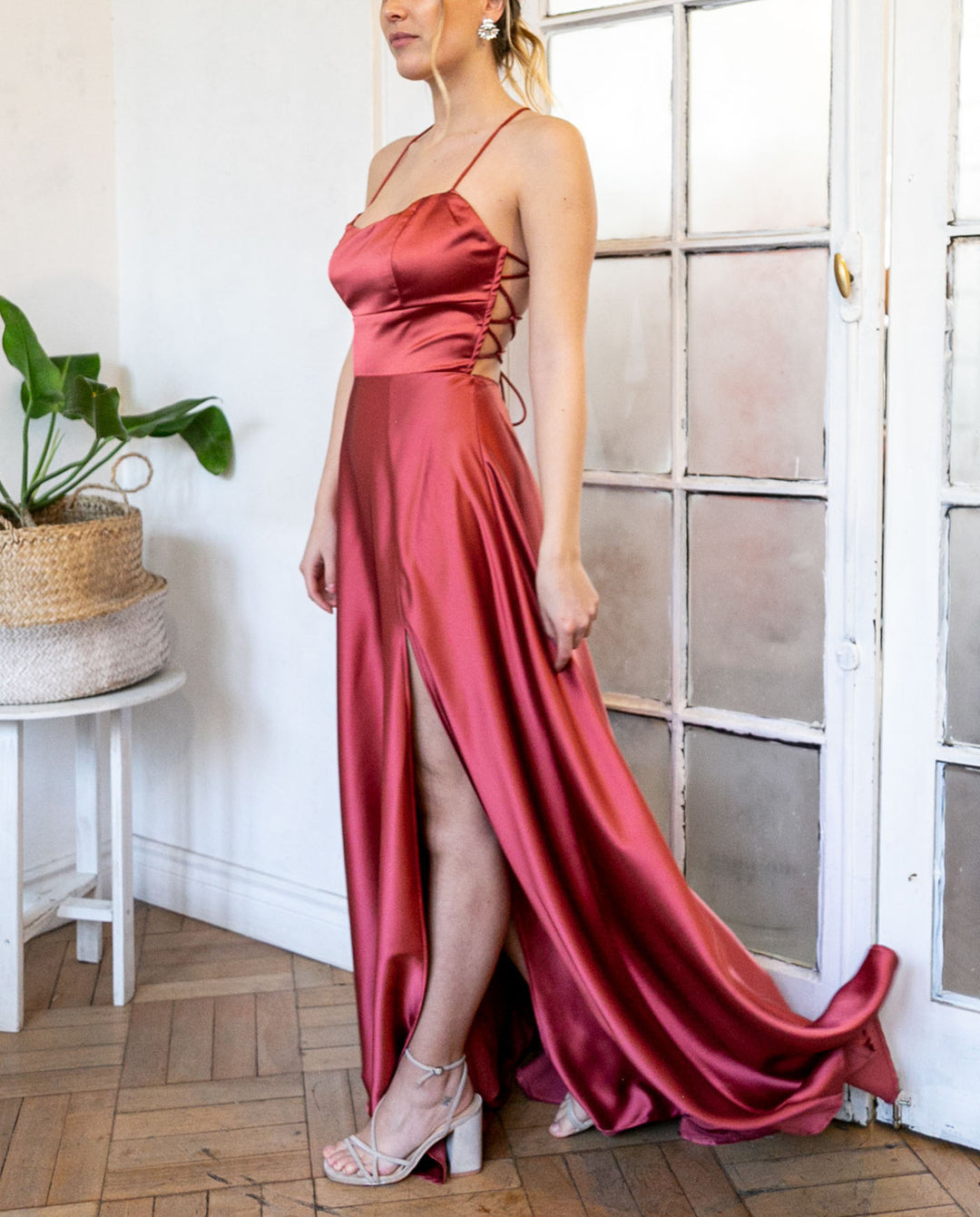 Vestido Largo de Fiesta Rafa Coral