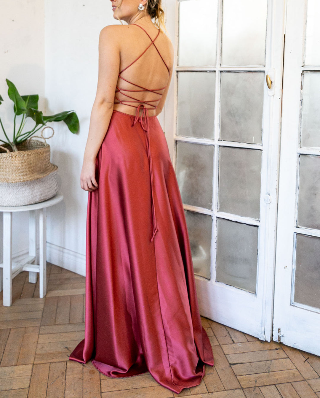 Vestido Largo de Fiesta Rafa Coral