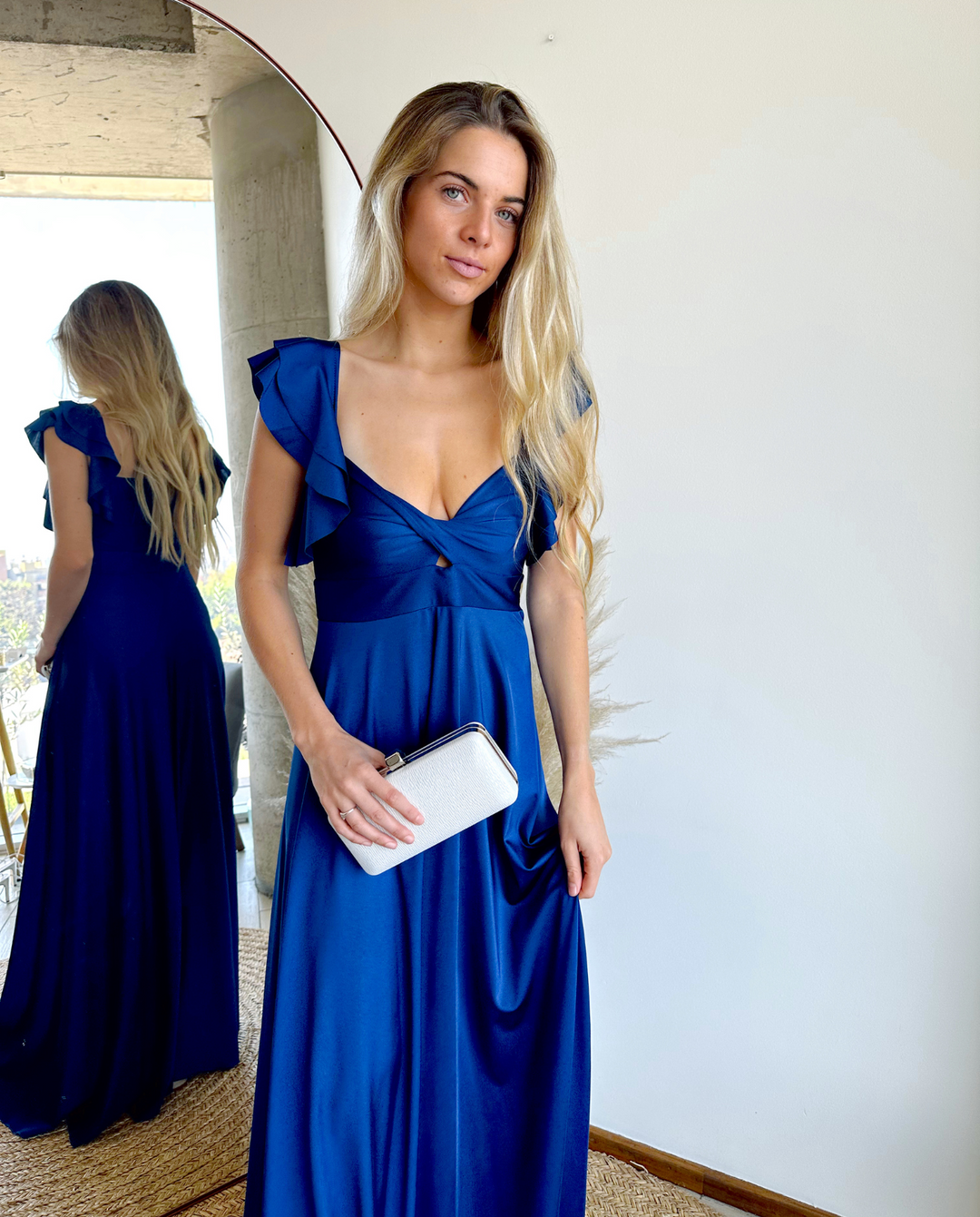 MAXI VESTIDO NATALIA AZUL ROYAL