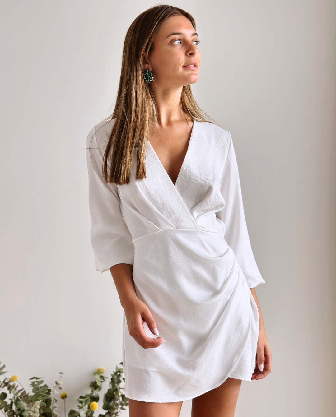 Vestido Corto Kika Blanco