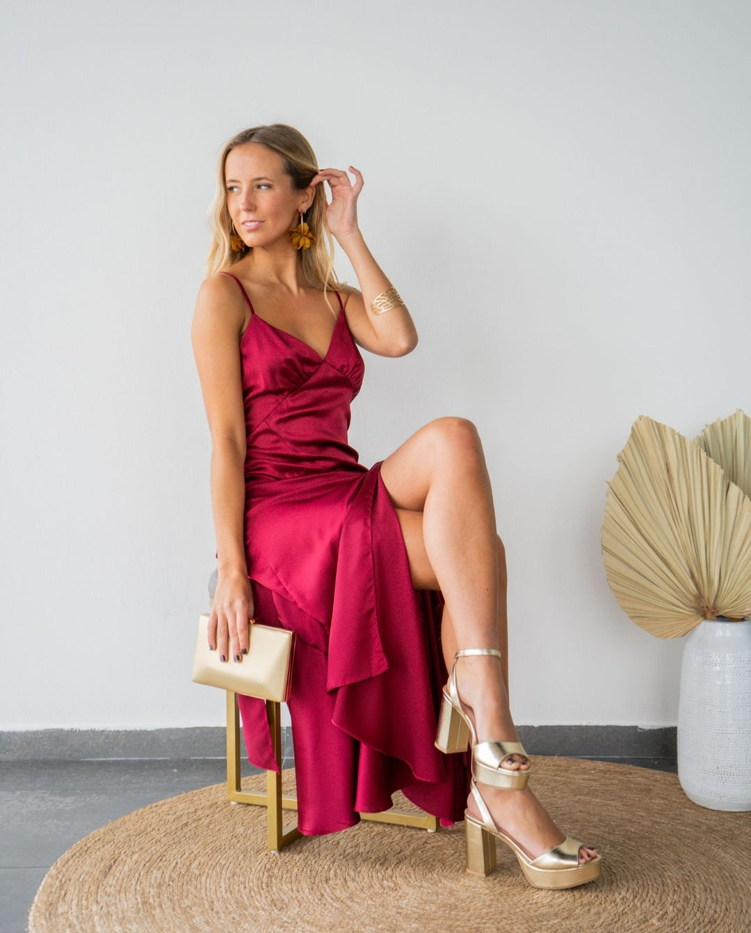 Color Fucsia Bolso Y Zapatos Fucsia Vestido Rosa Fucsia Con Que