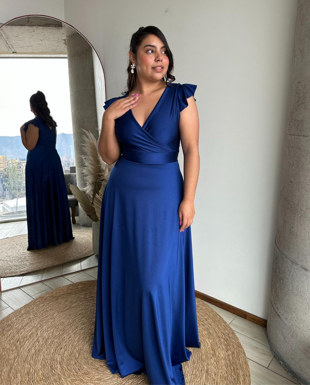 Vestido Azul Alquiler Vestidos De Fiesta Para Gorditas Vestidos De