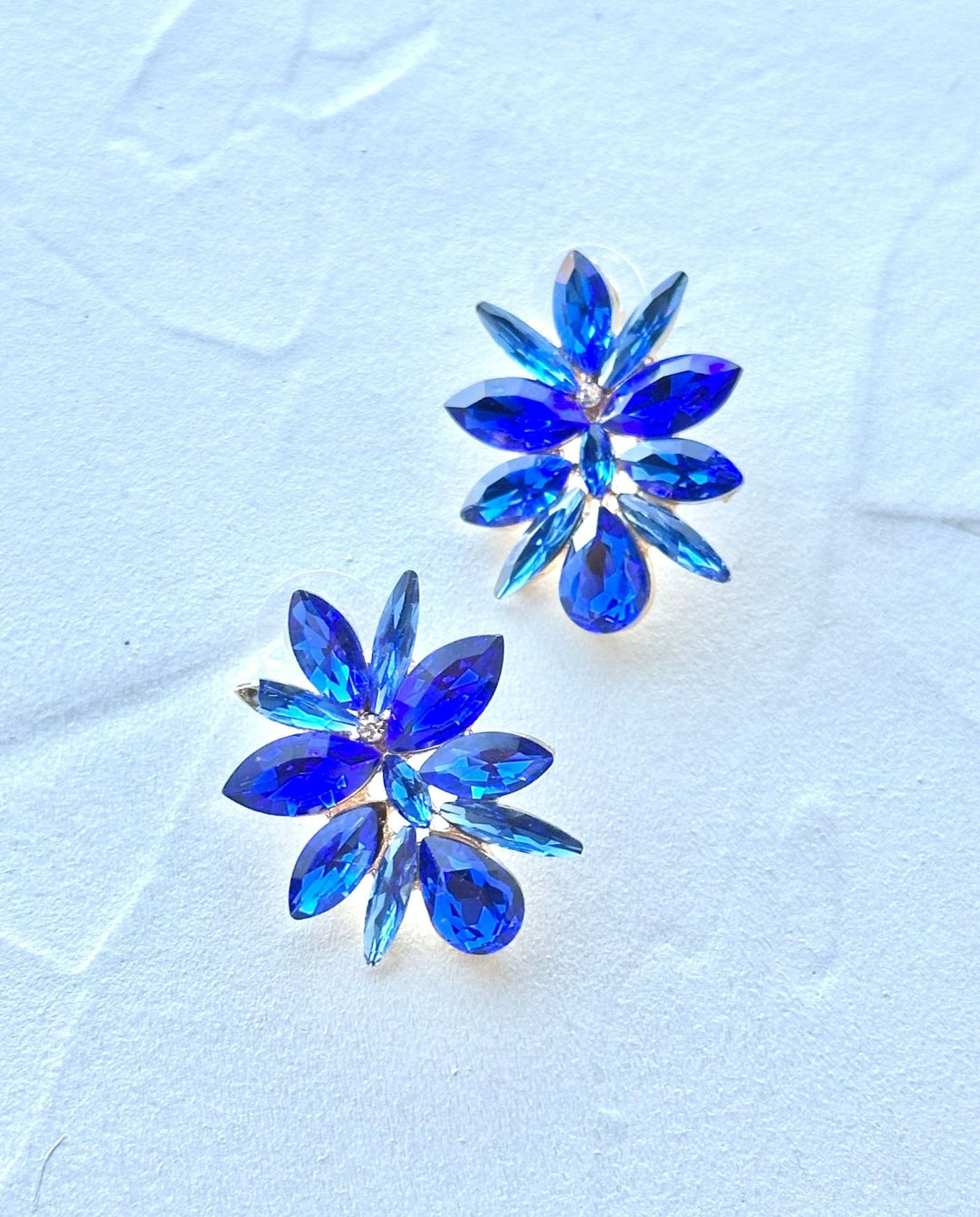 Aros Lucero Azul Royal