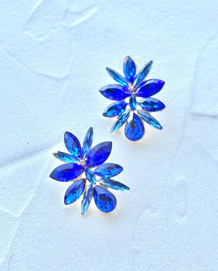 Aros Lucero Azul Royal