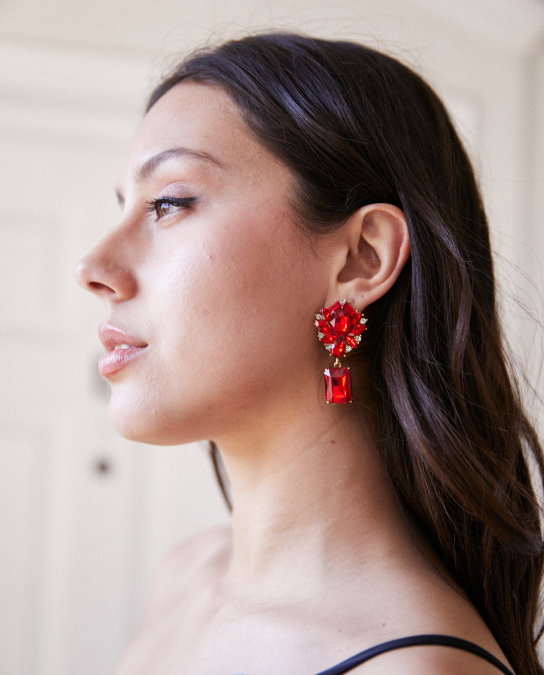 Aros Alana Rojo