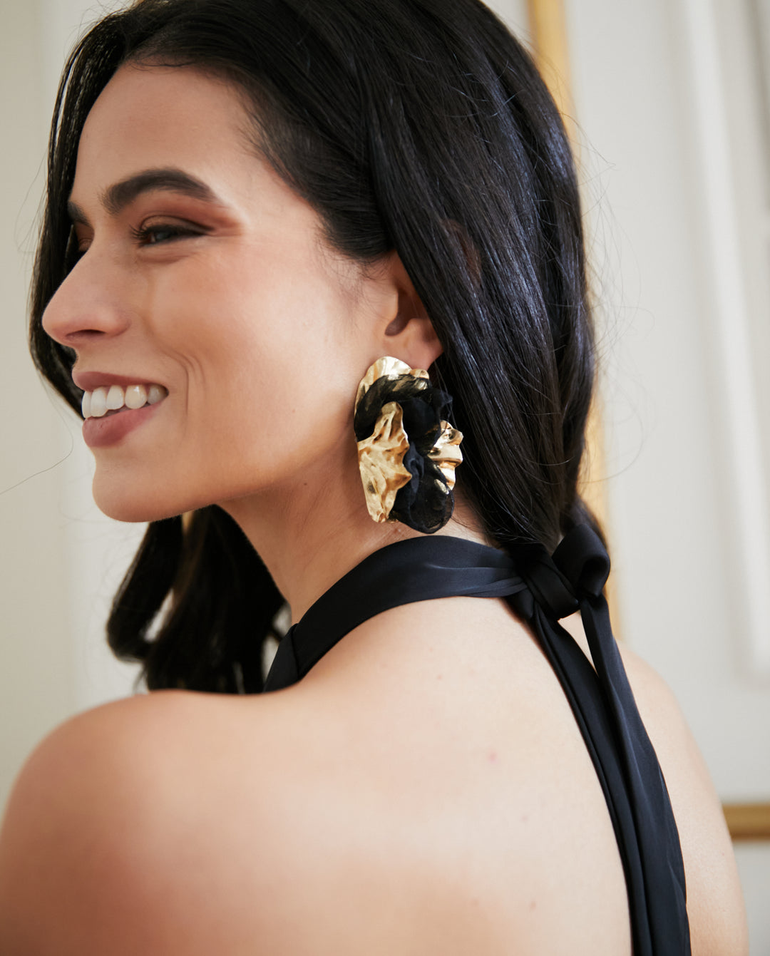 Aros Amaia Negro