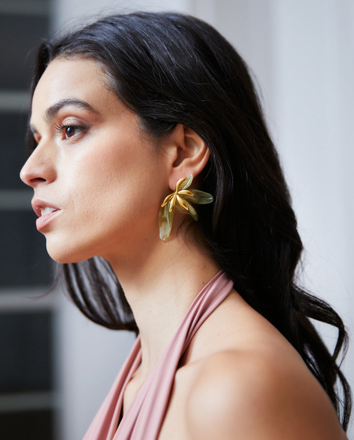 Aros Anastasia Verde Olivo