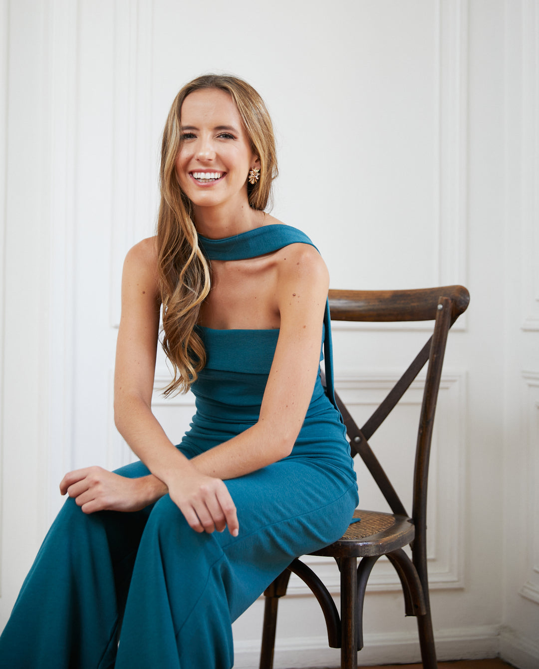 Enterito de Fiesta María Ignacia Turquesa Oscuro