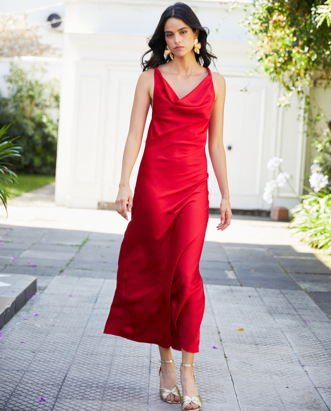 Vestido de Fiesta Montserrat Rojo