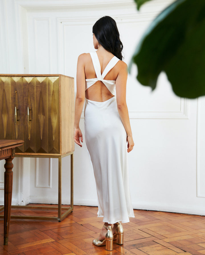 Vestido Largo de Novia Vivianne Ivory